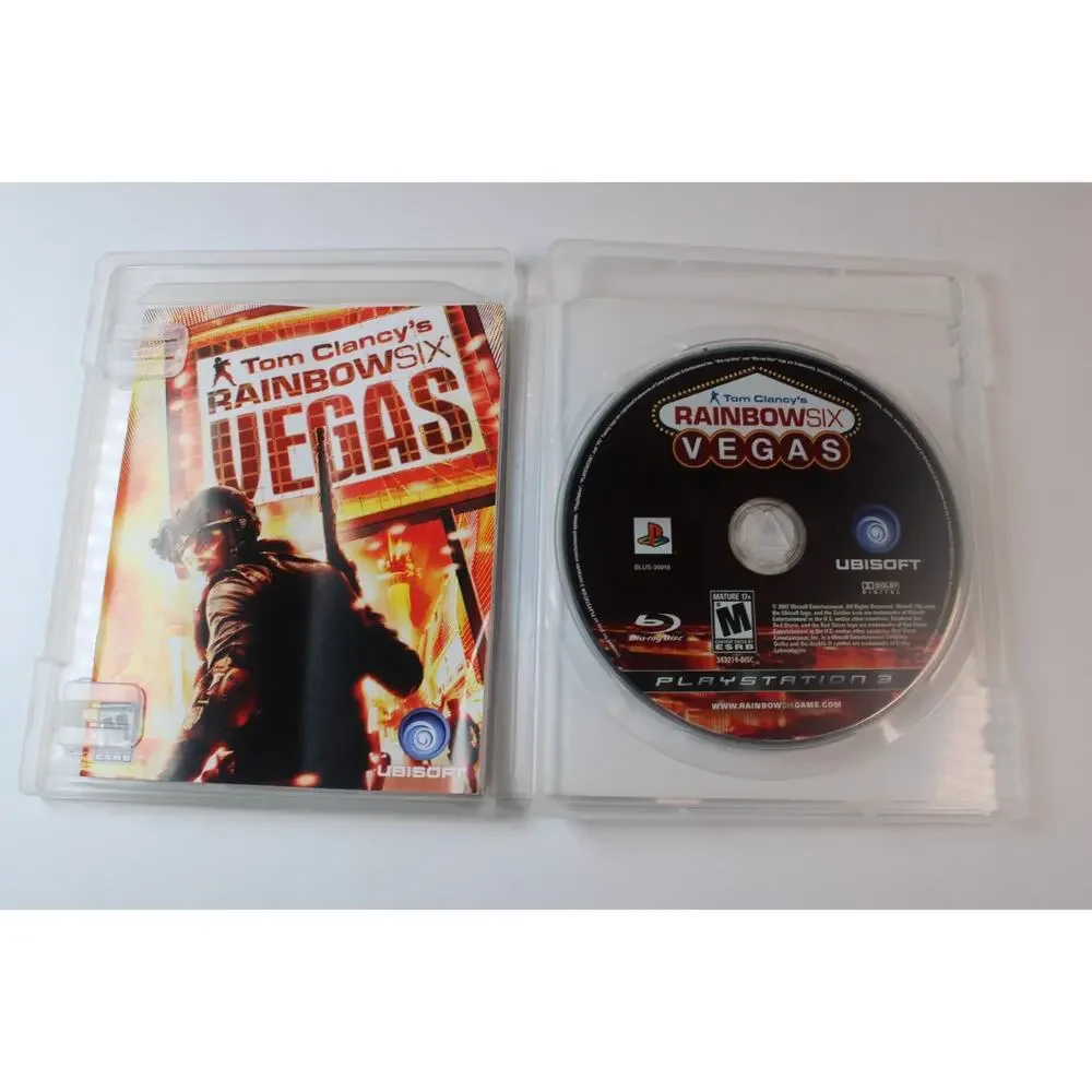 2 game lot/bundle: Rainbow Six Vegas 1 + 2 (Sony Playstation 3, PS3) Complete